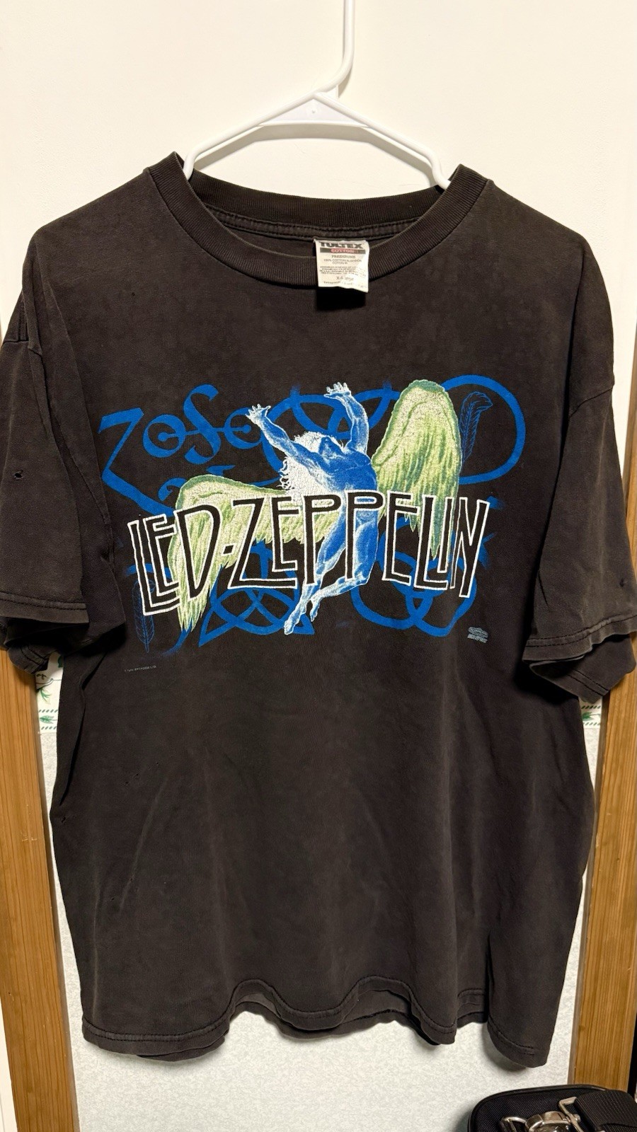 Vintage Led Zeppelin Vintage Graphic Tee Men's 1995 Black XL 100% Cotton