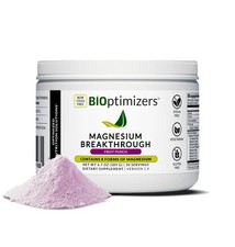 BIOptimizers Magnesium Breakthrough Drink - 8 Forms of Magnesium, Electrolytes, 