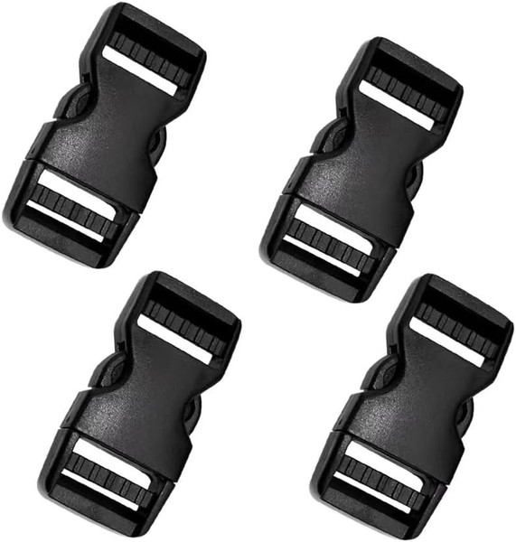Steckschnallen Kunststoff 25Mm 4Er Pack Schnellverschluss Schnallen Gurtclips-image