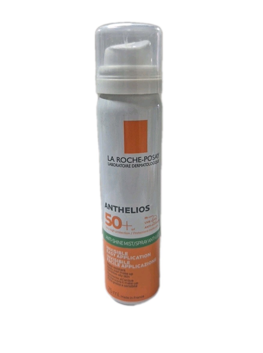 La Roche-Posay Anthelios Anti-Shine Sun Protection Invisible SPF50+ Face Mist 75ml Duo - Image 19