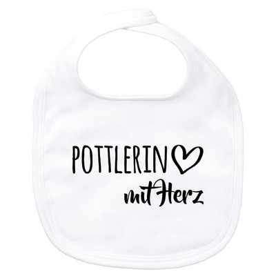 Baby Lätzchen Pottlerin mit Herz Geschenkidee Pottlerin Geschenk Präsent Mitbrin