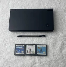 Nintendo DSi Black Console Game System- Bundle Lot- Tested- Free Ship- READ