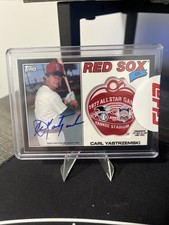 2017 Topps MLB All-Star Game AUTO Patch Carl Yastrzemski 1/1 Red Sox ONE OF ONE