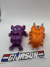 Vintage 1987 Ghostbusters Mini Traps, Orange Clap Trap Purple Snap Trap Set Of 2