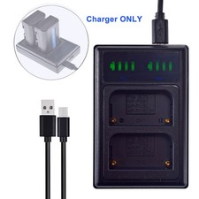 Dual Battery Charger For Sony NP-FM30 NP-FM50 NP-FM55H NP-QM50 QM51 NP-FM50