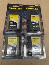 Stanley Heavy Duty Utility Blades 100 per pack. 4 packs