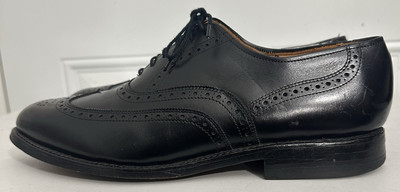 Allen Edmonds Chester Mens 8 E Black Leather Wingtip Oxford Dress Shoes Allen edmonds chester men - Gem main image 3