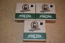 3 Pack of  Dr. Squatch Pine Tar Soap for Men - 5oz - Natural - Heavy Grit