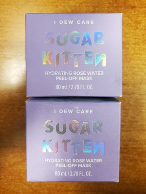 2 Pk: I Dew Care Sugar Kitten Hydrating Rose Water Peel Mask (Exp 8/27) 1006-D3