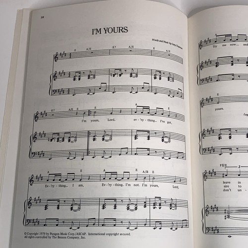 New Gaither Vocal Band SONGBOOK Vocal Solo Piano Accompaniment Sheet Music 1981 - Picture 7 of 7