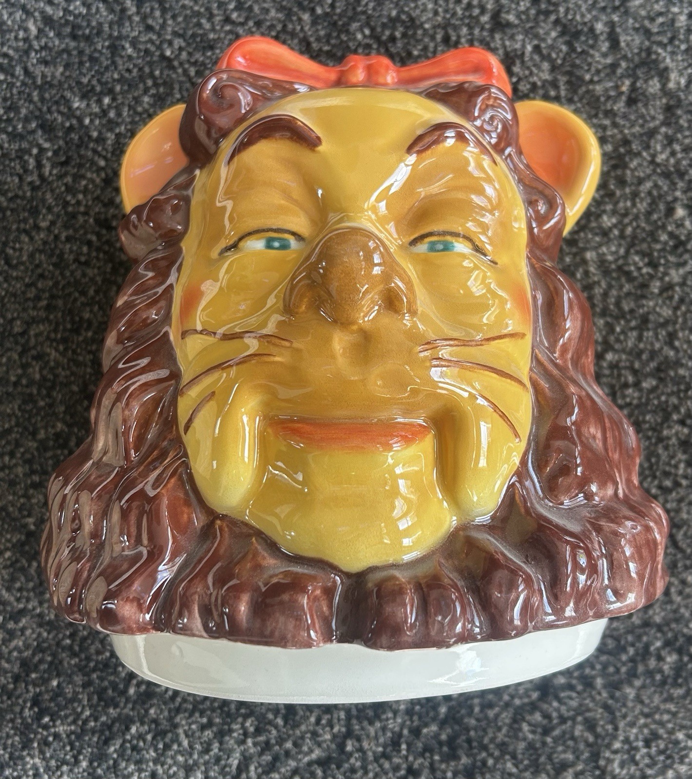 Treasure Craft Star Jars Wizard Of Oz Cookie Jar Cowardly Lion #/ 1930 Mint