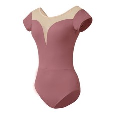 ROYAL SMEELA Women  s Backless Ballet Leotard Camisole Costume Short Sleeve Da...