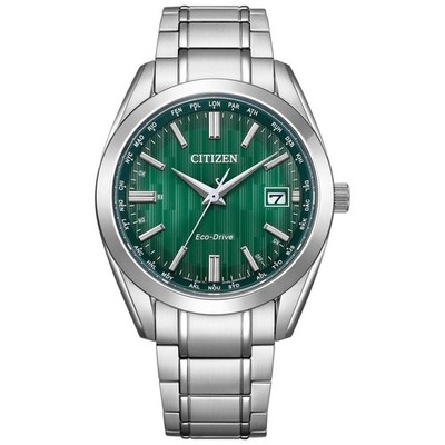 Citizen Collection CB0261-53W Green Eco-Drive Titanium Solar Atomic Watch  Men