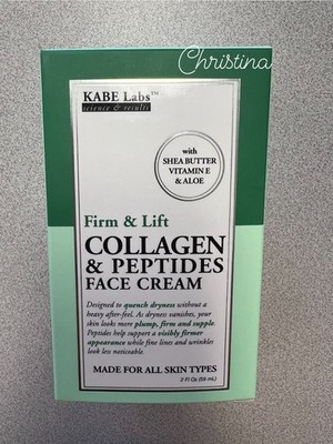 2 KABE Labs Collagen & Peptides Firm & Lift Face Cream Fragrance-Free 2 fl oz