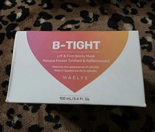 Maelys B-TIGHT Lift & Firm Booty Mask 3.4 oz / 100ml Reduce Cellulite NEW IN BOX