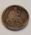1840 (P) No Drapery Seated Liberty Half-Dime w/FREE SHIPPING