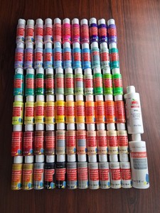 Lot of (68) Craft Smart Acrylic Paint Bottles - Many Colors