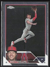 2023 Topps Chrome Brett Phillips Los Angeles Angels #USC84