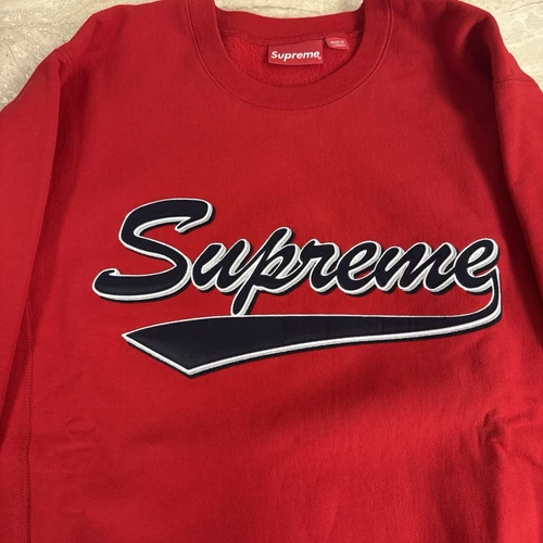 Authentique sweat rouge homme Supreme