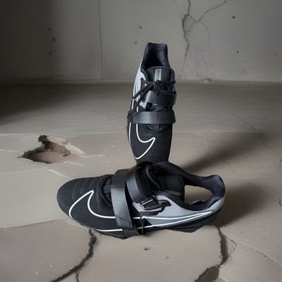 Men's Nike Romaleos 4 Weightlifting Shoes Black/Grey  CD3463-010 Size 15 NEW
