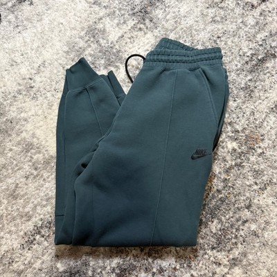 Nike Tech Fleece Joggers Mens Large Teal Green Tapered Sweatpants CU4495-309