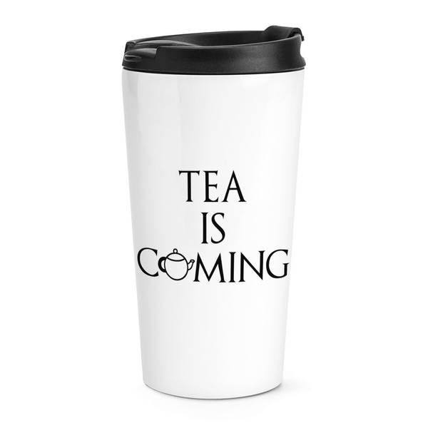 Tee Ist Kommen Reise Becher Tasse Lustig Geburtstag Freundin Ehemann Ehefrau-image