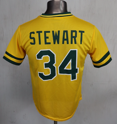 Oakland Athletic As #34 Dave Stewart Baseball Jersey Mens Size M 