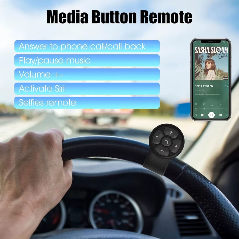 Wireless Bluetooth 5.3 Remote Controller IPX6 Waterproof Wireless Controller for - Image 3 of 4