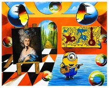 Alexander Astahov- Original Oil on Canvas "Minion's Room"