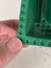 LEGO Green 32x48 Raised Baseplate Stone Path Pits 6091 10176 Castle Part # 30271