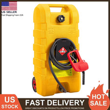 15 Gallon Fuel Caddy Fuel Storage Tank Gasoline Diesel with Manual Pump For Boat