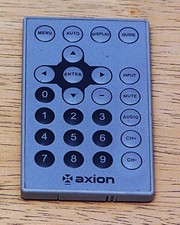 AXION 7" PORTABLE TV, MODEL AXN-8701, REMOTE CONTROL, NEW BATTERY INSTALLED