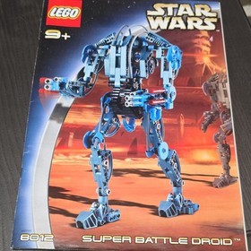 LEGO Star Wars Super Battle Droid 8012 Complete Set Instruction Manual