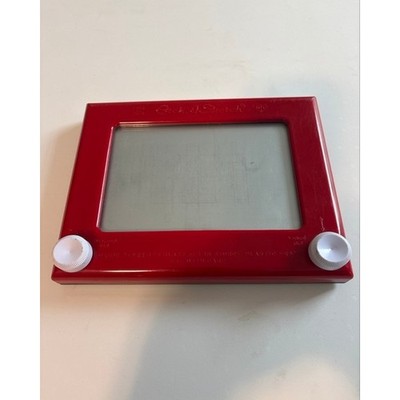 Spin Master Etch A Sketch Classic Red Magic Screen Drawing Toy 9x7.5 Inch