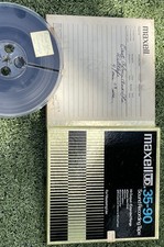 Maxell UD 35-90 7" Reel to Reel Tape w Box Excellent Condition