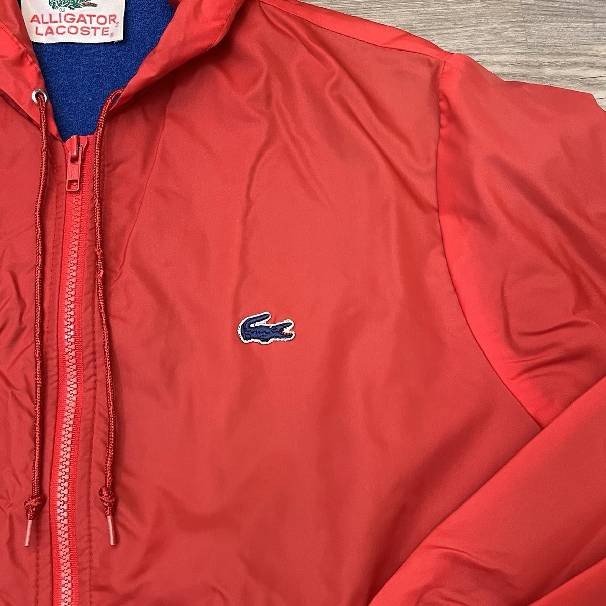 LACOSTE レッド ジップアップジャケット US 5 LACOSTE レッド ジップアップジャケット US 5 Lacoste - Brandclub