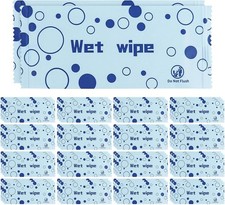 Free Duty Tax Hand Wipes Individually Wrapped, 50 Pcs Wet Napkins Travel S