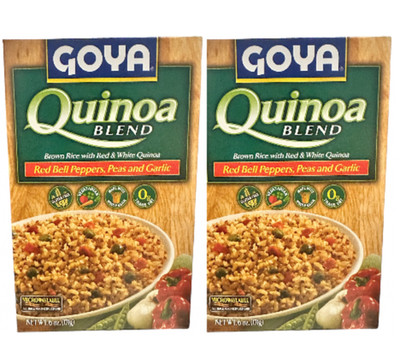 2 Pack Of Goya Quinoa Blend White And Red Quinoa With Brown Rice 6 Ounces