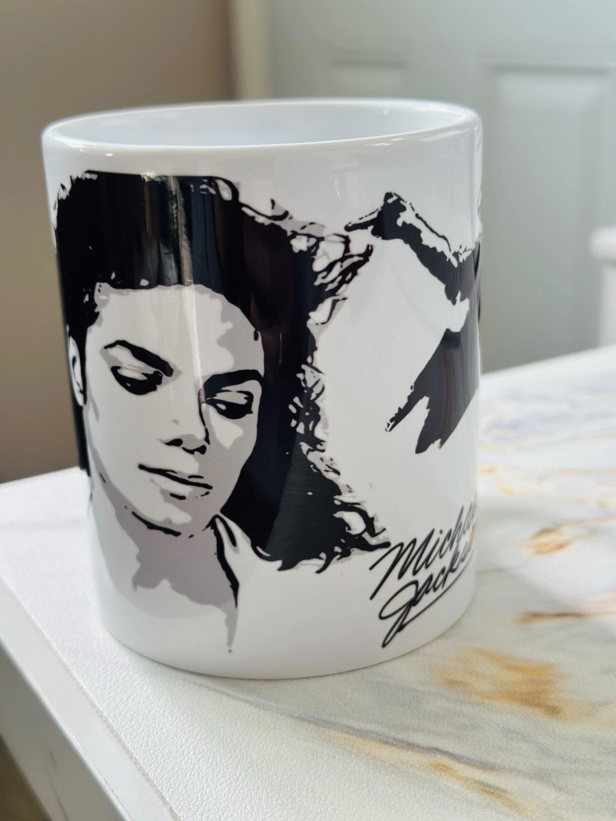 Michael Jackson Monochrome Mug
