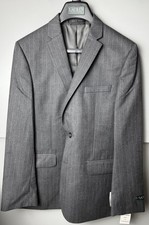 Ralph Lauren Big Boys Wool Style Suit Jacket Gray Size 20R NEW