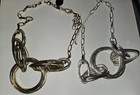 Gold And Silver Large Necklases - Gold One Still Has Original Tags — photo 1