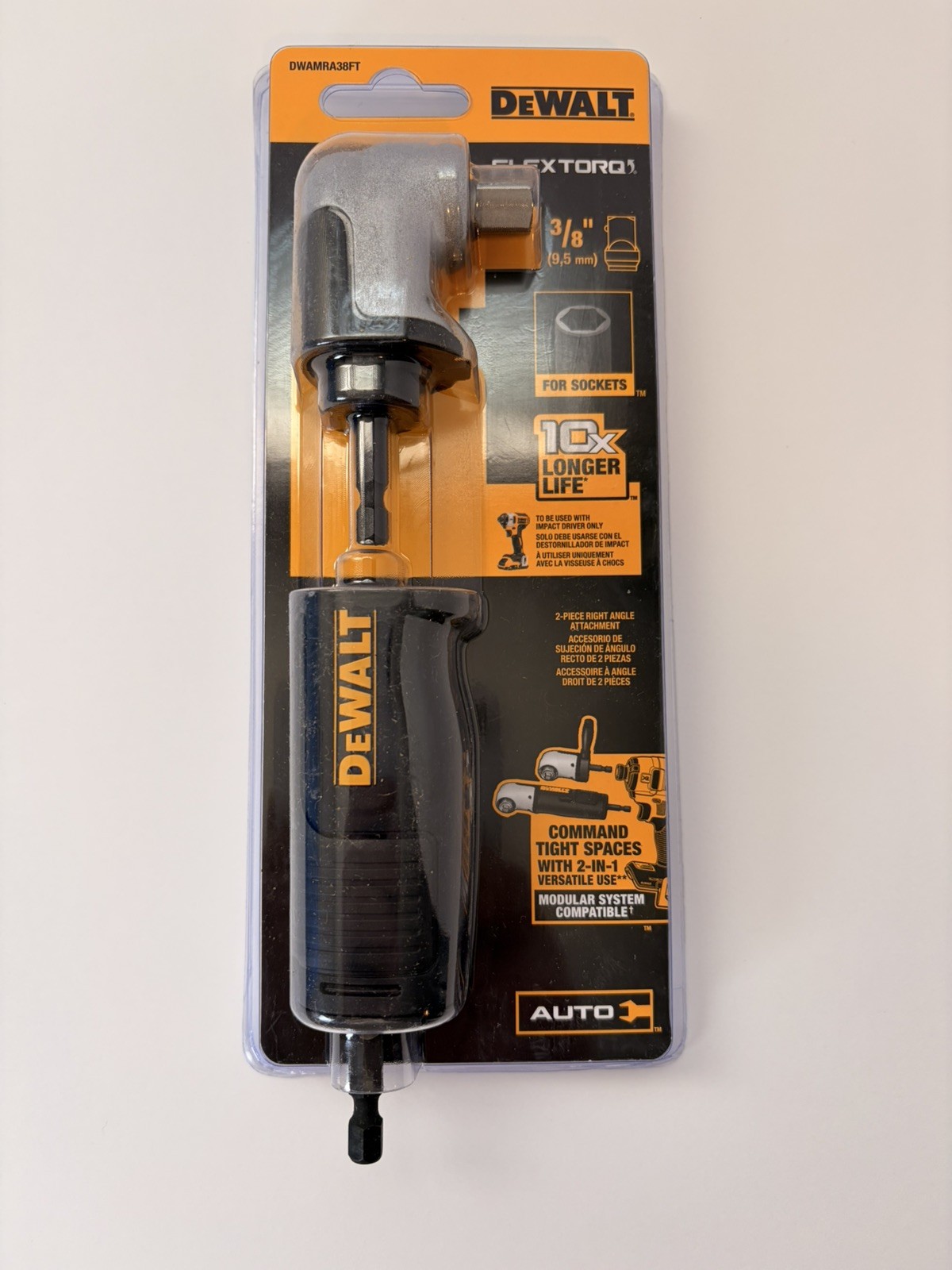 DeWalt Flextorq 2-in-1 Modular 3/8 Square FlexTorq Right ang