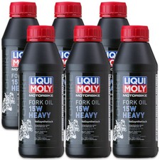6x LIQUI MOLY 1524 Olej do widelców motocyklowych 15W Ciężki amortyzator Olej do widelców 500ml