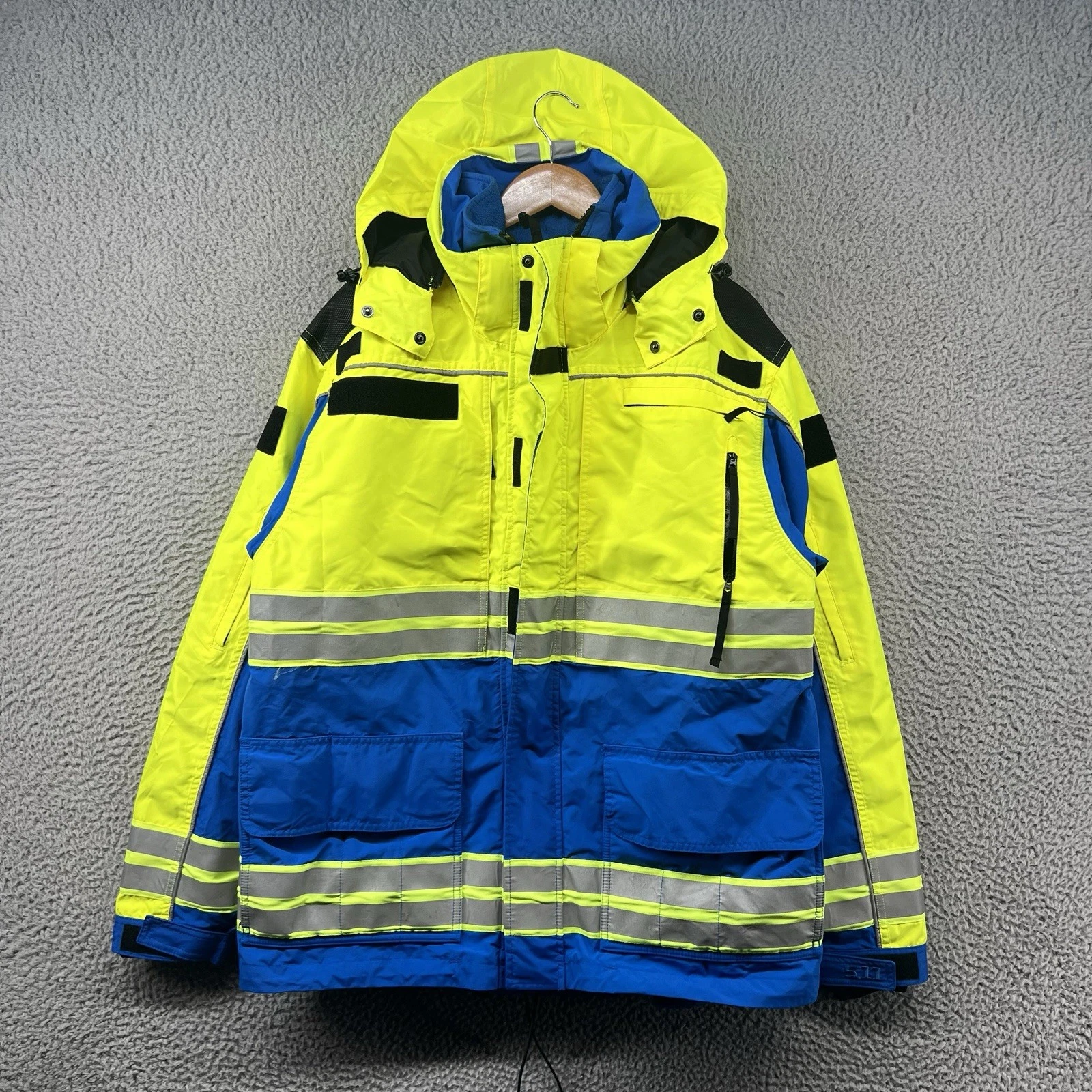 5.11 Tactical Responder Jacket Mens Large 2 In 1 Reflective Hi-Vis Parka EMS