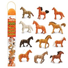 Safari Ltd. - Horses TOOB - contains 12 Mini Figurines