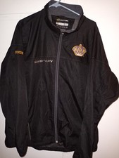 Easton InMotion Fit Warm Up Jacket Men XL Black 4 Kings Hockey Patch Windbreaker