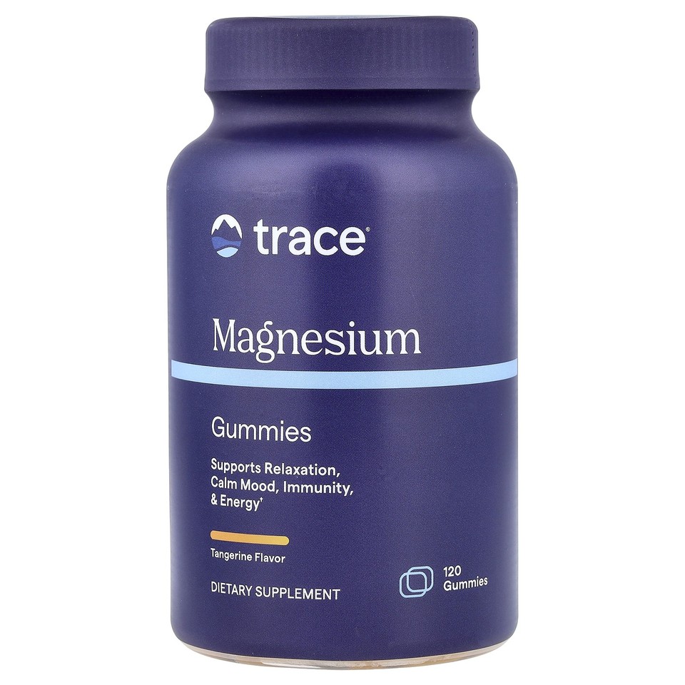 Magnesium Gummies, Tangerine, 120 Gummies (84 mg per Gummy)