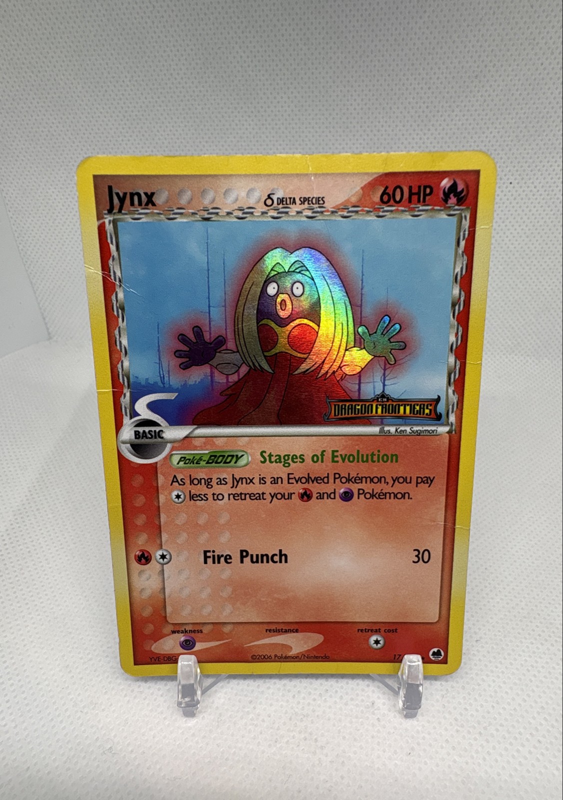 Jynx (Delta Species) 17/101 Dragon Frontiers Reverse Holo