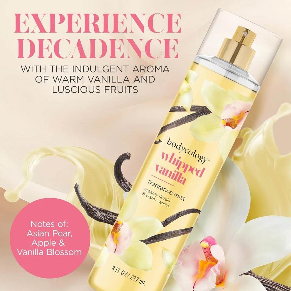 Bodycology Long-Lasting Fragrance Body Mist, Whipped Vanilla, 8 fl oz - Image 2 of 4