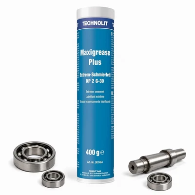 TECHNOLIT Schmierfett Maxigrease Plus Extreme Schmiermittel Fettkartusche 400g - Bild 1 von 4